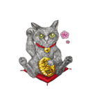 Black Addy Meow（個別スタンプ：3）