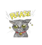 Black Addy Meow（個別スタンプ：7）