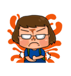 Nerd funny girl（個別スタンプ：6）