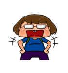 Nerd funny girl（個別スタンプ：15）