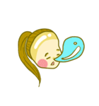 bald head girl（個別スタンプ：2）