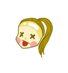 bald head girl（個別スタンプ：4）
