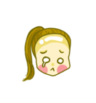 bald head girl（個別スタンプ：6）