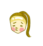 bald head girl（個別スタンプ：7）