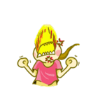 bald head girl（個別スタンプ：9）