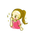 bald head girl（個別スタンプ：25）
