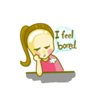 bald head girl（個別スタンプ：26）