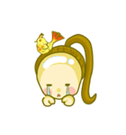 bald head girl（個別スタンプ：28）