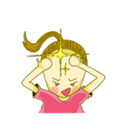 bald head girl（個別スタンプ：32）