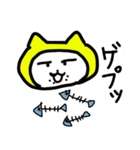 毎日ねこずきん（個別スタンプ：18）