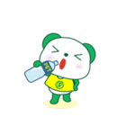 グリーンぱんだ（個別スタンプ：9）