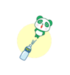 グリーンぱんだ（個別スタンプ：37）