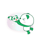 グリーンぱんだ（個別スタンプ：40）