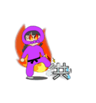 Purple Ninja sister(Animation)（個別スタンプ：10）