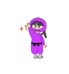 Purple Ninja sister(Animation)（個別スタンプ：19）