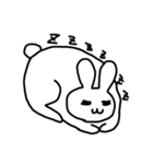 オノマトペうさぎ（個別スタンプ：34）