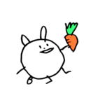 ニートうさぎ。（個別スタンプ：1）