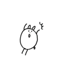 ニートうさぎ。（個別スタンプ：4）