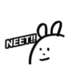 ニートうさぎ。（個別スタンプ：40）