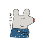 水玉服のねずみ（個別スタンプ：14）