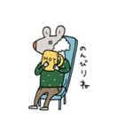 水玉服のねずみ（個別スタンプ：29）