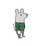 水玉服のねずみ（個別スタンプ：39）