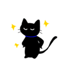 理系猫クロ。（個別スタンプ：4）