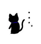 理系猫クロ。（個別スタンプ：19）