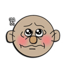 Funny smiley face（個別スタンプ：7）