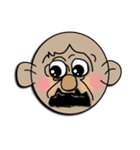 Funny smiley face（個別スタンプ：9）