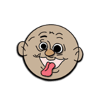 Funny smiley face（個別スタンプ：17）