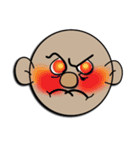 Funny smiley face（個別スタンプ：22）
