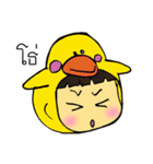cute girl and cockroach（個別スタンプ：9）