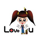 Jaidee's Kids art（個別スタンプ：6）