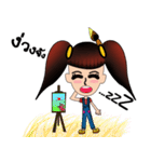 Jaidee's Kids art（個別スタンプ：12）