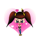Jaidee's Kids art（個別スタンプ：13）