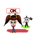Jaidee's Kids art（個別スタンプ：14）