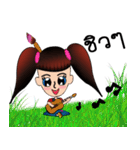 Jaidee's Kids art（個別スタンプ：26）