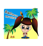 Jaidee's Kids art（個別スタンプ：33）