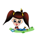 Jaidee's Kids art（個別スタンプ：37）