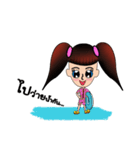 Jaidee's Kids art（個別スタンプ：39）