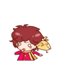 愉快なともだち Piro ＆ Piyo（個別スタンプ：7）