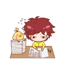 愉快なともだち Piro ＆ Piyo（個別スタンプ：23）