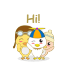 cute chicks siblings2（個別スタンプ：33）