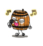 crazy oak barrels（個別スタンプ：27）