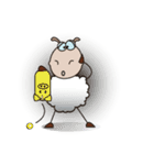 Very Funny and Fluffy-white Sheep Vol II（個別スタンプ：1）