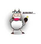 Very Funny and Fluffy-white Sheep Vol II（個別スタンプ：8）