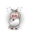 Very Funny and Fluffy-white Sheep Vol II（個別スタンプ：14）