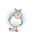Very Funny and Fluffy-white Sheep Vol II（個別スタンプ：19）
