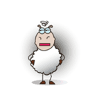 Very Funny and Fluffy-white Sheep Vol II（個別スタンプ：22）